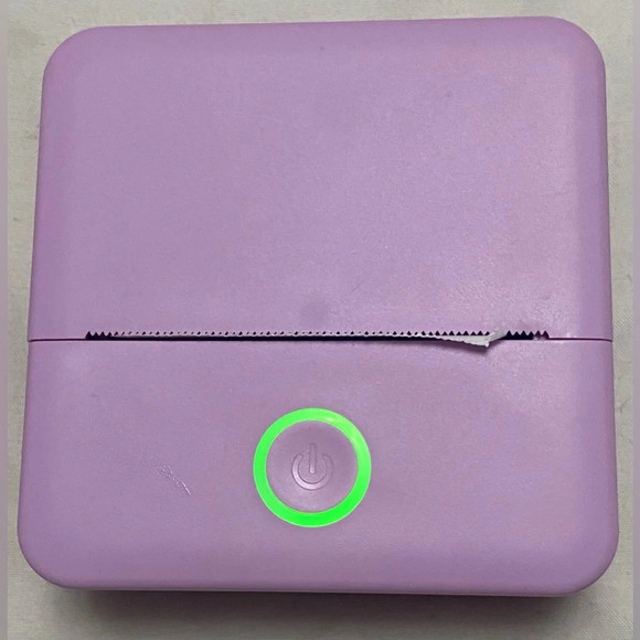 Core Innovations Wireless Mini Portable Thermal Printer Label Maker, Purple, EUC - Picture 3 of 8